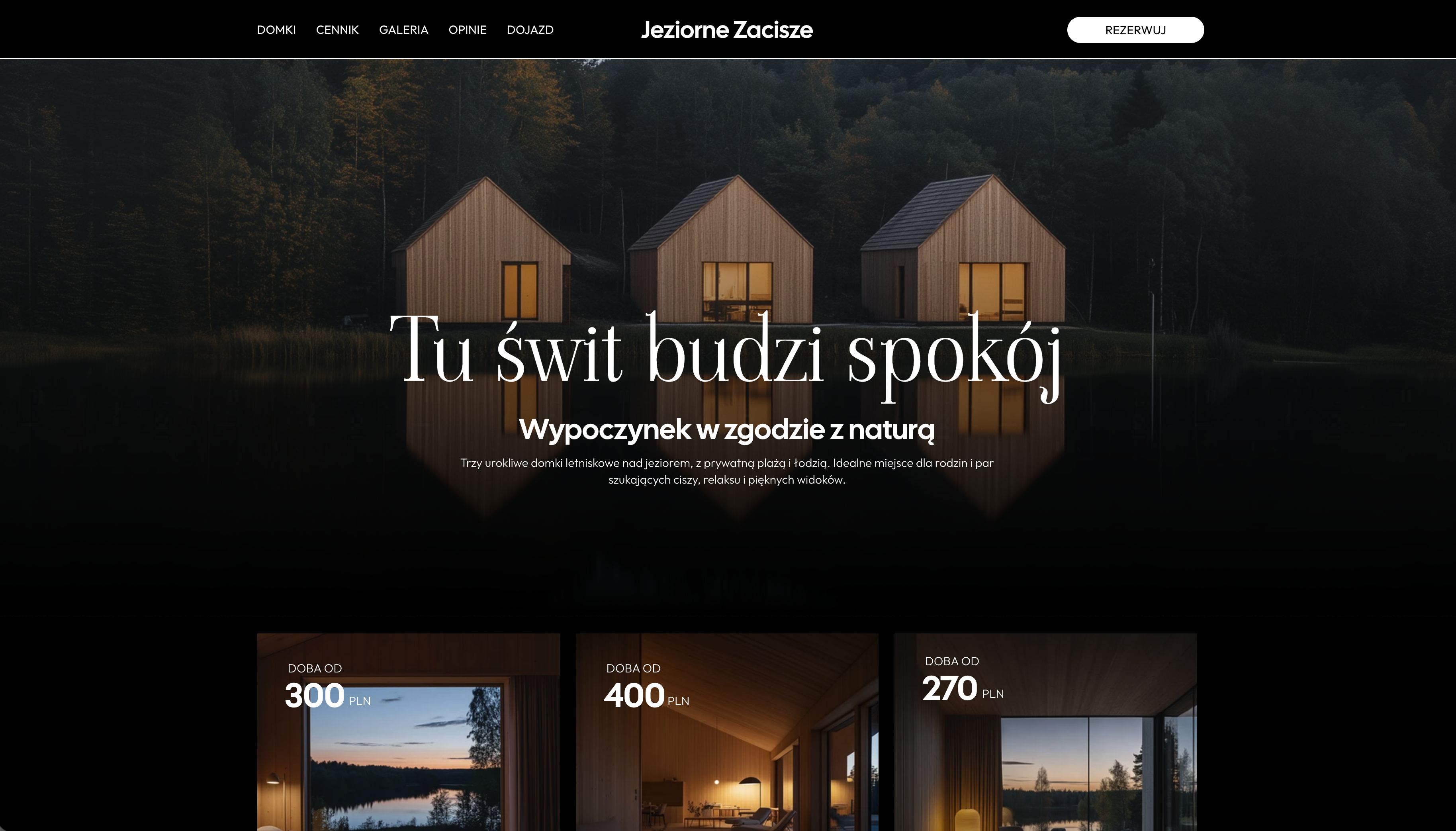 Szablon strony internetowej
