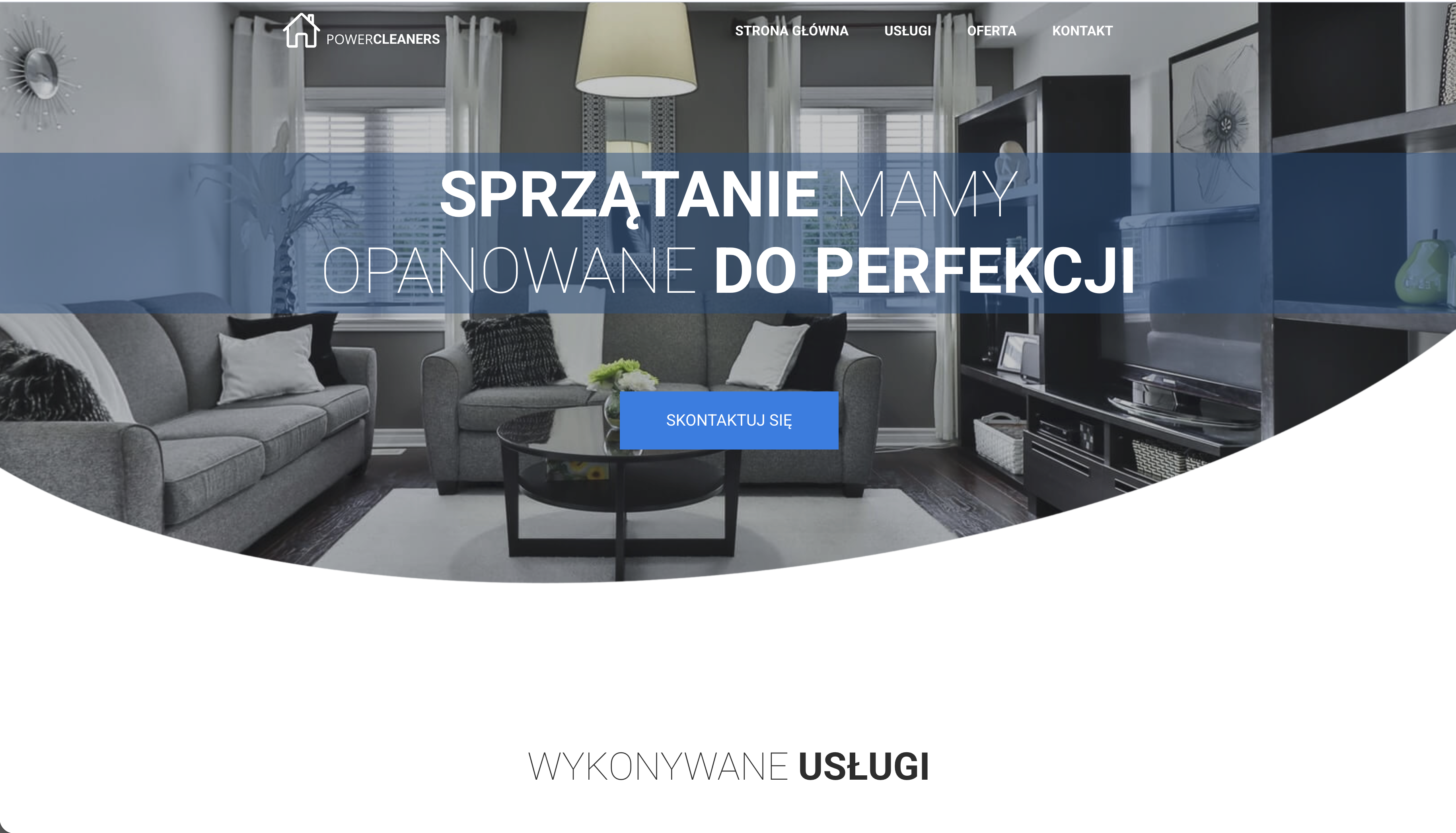 Szablon strony internetowej